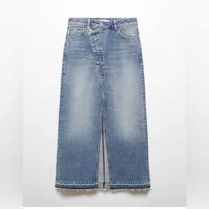 Mango denim skirt Large